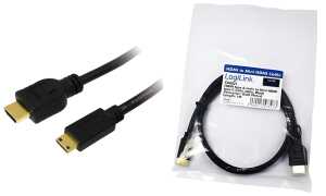 LogiLink HDMI Kabel, A-Stecker - C- Stecker Mini, 1,5 m (11112086)