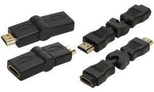 LogiLink Adapter, HDMI Kupplung - H DMI Stecker, 270 Grad (11112409)