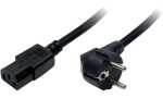 LogiLink Schutzkontakt-Stromkabel, 1,8 m, einseitig...