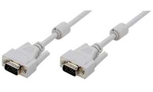 LogiLink VGA Monitorkabel, Stecker - Stecker, grau, 3,0 m (11112640)