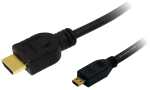 LogiLink HDMI Kabel, A-Stecker - D- Stecker Micro, 1,0 m...