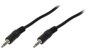 LogiLink Audiokabel, 2 x 3,5 mm Kli nkenstecker, 0,2 m (11112696)