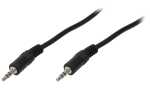 LogiLink Audiokabel, 2 x 3,5 mm Kli nkenstecker, 1 m...