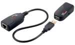 LogiLink USB 2.0 Extender-Set, Twis ted Pair, schwarz...