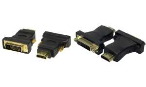 LogiLink HDMI Stecker - DVI-D 24+1 Kupplung Adapter, schwarz (11113650