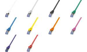 LogiLink Patchkabel, Kat. 6A, S/FTP , 0,25 m, schwarz (11114245)