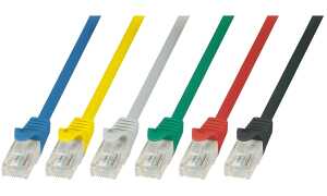 LogiLink Patchkabel, Kat. 5e, U/UTP , 3,0 m, rot (11114390)