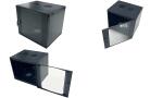 LogiLink 19 Wandverteiler, einteil ig, 9 HE, schwarzgrau...