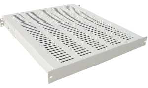 LogiLink 19 Schwerlast-Fachboden, 1 HE, (T)600 mm (11114637)