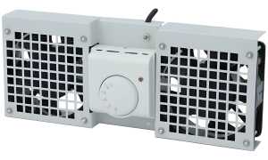 LogiLink Dachlüftereinheit, 2 Lüfte r, schwarz (RAL9005) (11114656)