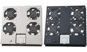 LogiLink Dachlüftereinheit, 4 Lüfte r, lichtgrau (RAL7035) (11114659)