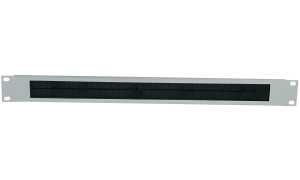 LogiLink 19 Kabeldurchführungspane l, 1 HE,schwarz (RAL9005) (11114690