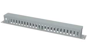 LogiLink 19 Kabelkanal, einseitig, 1 HE,lichtgrau (RAL7035) (11114691