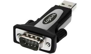 LogiLink USB 2.0 - RS232 Adapter, s chwarz (11114793)