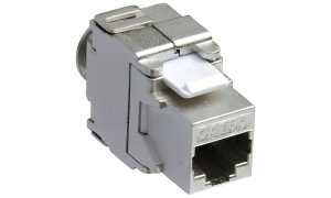 LogiLink Keystone Modul Kat.6A, Kla sse EA, geschirmt, grau (11114848)