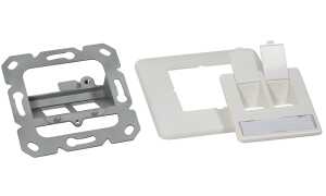 LogiLink Unterputzdose für Keystone Module, 2-fach, reinweiß (11114857