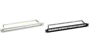 LogiLink 19 Keystone Patch Panel, geschirmt, schwarz (11114867)