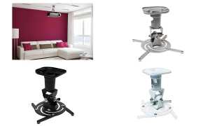 LogiLink Beamer-Deckenhalterung, Ar mlänge 220, weiß (11114967)