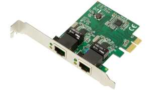 LogiLink PCI Gigabit Ethernet RJ45 Netzwerkadapter, 2-Port (11115019)