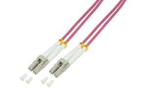 LogiLink LWL Patchkabel, LC-Duplex - LC-Duplex, OM4, 2,0 m (11115116)