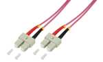 LogiLink LWL Patchkabel, SC-Duplex - SC-Duplex, OM4, 10,0...