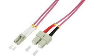LogiLink LWL Patchkabel, LC-Duplex - SC-Duplex, OM4, 20,0 m (11115208)