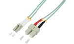LogiLink LWL Patchkabel, LC-Duplex - SC-Duplex, OM3, 3,0...