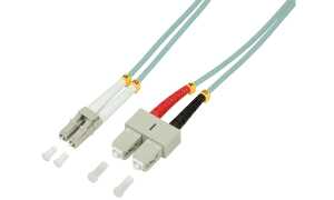 LogiLink LWL Patchkabel, LC-Duplex - SC-Duplex, OM3, 10,0 m (11115252)