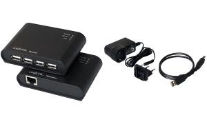 LogiLink USB 2.0 Extender Set, mit 4-Port USB Hub (11115413)