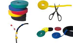 LogiLink Klettband, 16 mm x 4 m, ge lb (11115492)