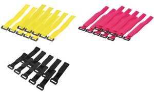 LogiLink Klett-Kabelbinder, 150 x 2 0 mm, Inhalt: 10 Stück (11115497)