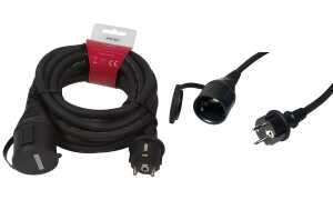 LogiLink Schutzkontakt-Stromverlängerungskabel, 5,0 m, IP44 (11115507)