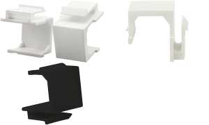 LogiLink Keystone Modul Abdeckung, weiß, Inhalt: 10 Stück (11115532)