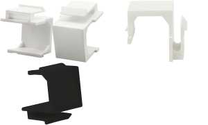 LogiLink Keystone Modul Abdeckung, schwarz, Inhalt: 10 Stück (11115533