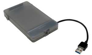 LogiLink USB 3.0 - SATA Adapter mit Schutzhülle, schwarz (11115766)