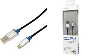 LogiLink Premium USB 2.0 Kabel, USB -A - USB-B Micro Stecker