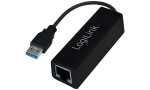 LogiLink USB 3.0 auf Gigabit Ethern et Adapter, schwarz...