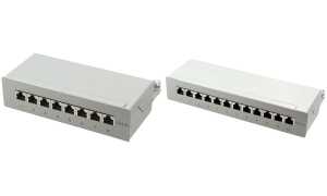 LogiLink Desktop Patch Panel Kat. 6 A, 8-Ports, schwarz (11115944)