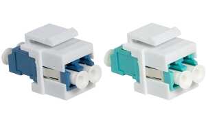 LogiLink LWL Kupplung, 2x LC-Duplex , Multimode, aquablau (11115971)