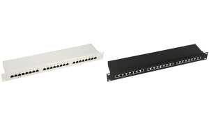 LogiLink 19 Patch Panel Kat.6 Econ Line, 16 Ports, lichtgrau (11115972