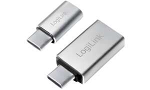 LogiLink USB-C Adapter-Set, 2-teili g, silber (11115984)