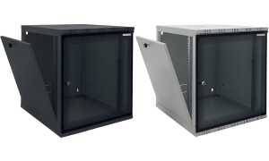 LogiLink 19 Wandverteiler, unmonti ert, 9 HE, lichtgrau (11116058)