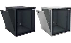 LogiLink 19 Wandverteiler, unmonti ert, 9 HE, schwarz (11116059)