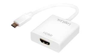 LogiLink USB 3.1 - HDMI Adapterkabe l, weiß (11116127)