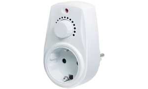 LogiLink Adapterstecker mit Dimmer, weiß (11116210)