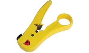 LogiLink Abisolierzange mit Kabelsc hneider, aus ABS, gelb (11116226)