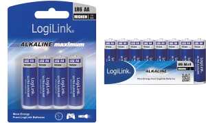 LogiLink Alkaline Batterie Ultra P ower, Mignon (AA/LR6) (11116261)