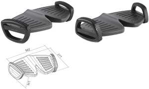 LogiLink Fußwippe, kompakt, schwarz (11116303)