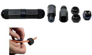 LogiLink Outdoor Patchkabel-Verbind er, Kat.6, geschirmt (11116315)