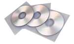 proOFFICE CD-/DVD-Hülle, für 1 CD/D VD, PP,...